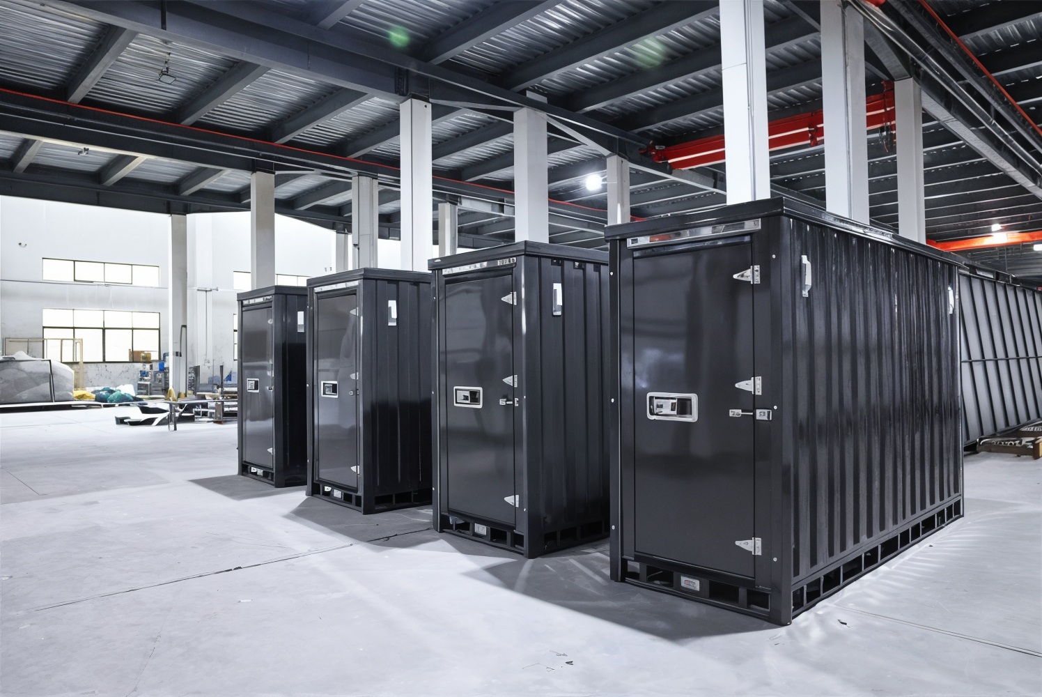 Microgrid system in production at the workshop